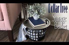 Dollar Tree Diy Storage Basket Side Table