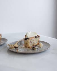 Sugar Crusted Stone Fruit Almond Cake With Sweetened Creme Fraiche Thalia Ho Thaliaho On Instagram A Simple Sugar C Almond Cakes Homemade Recipes Food