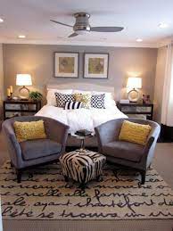 I Love This Bedroom With Chairs And Small Dressers As Nightstands If Only White Bedding Would Actually Stay White Home Home Bedroom Home Decor