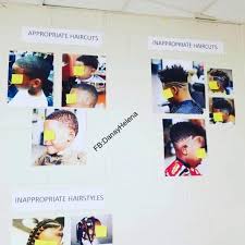 There are only black kids up there, and those are basic styles in the black community, helena said. Georgia School Faces Backlash Over Display Of Appropriate And Inappropriate Black Hairstyles
