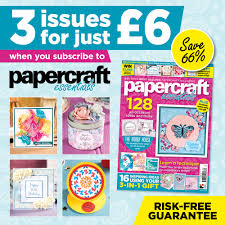 Save up to 50% off the newsstand price. 3 Issues For 6 When You Subscribe To Papercraft Essentials Papercraftmagazines Com