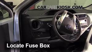 Stuck on the side of a road. Interior Fuse Box Location 2012 2017 Toyota Prius C 2012 Toyota Prius C 1 5l 4 Cyl