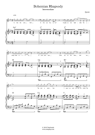 Freddie mercury started writing bohemian rhapsody in 1968. Klavier Musiknoten Bohemian Rhapsody Mittlere Stufe Solo Klavier Queen