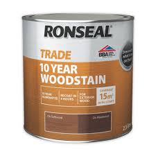 Ronseal Trade 10 Year Woodstain 2 5 Litre Sealants Online