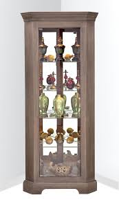 New amish unfinished solid pine corner hutch china cabinet rustic wood handmade! Corner Curio Cabinet In Rustic Oak Philip Reinisch Furniture Home Gallery Stores Curio Cabinet Corner Curio Cabinet Corner Curio