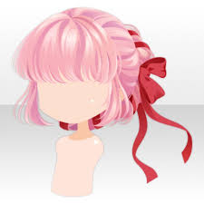 Ribbon De Wrapping In 2020 Manga Hair Anime Hair Drawing Hair Tutorial