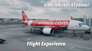 Airasia Airbus A320neo Flight Experience Bandung Kuala Lumpur Ak417 Youtube