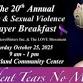 20th Annual Silent Tears No More Prayer Breakfast event image