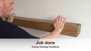 How To Fit A Floating Shelf Offset Concealed Brackets Floating Shelves Shelves Floating Shelves Diy