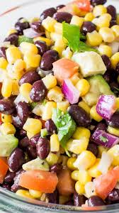 Black Bean Corn Avocado Salsa Completely Addicting Corn Salsa Packed With Avocado Black Beans Cilantro And Plenty Of Flavor With Images Recipes Mexican Food Recipes Food