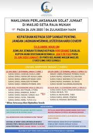 Untuk melihat jadwal waktu sholat di area lainnya pada peta, klik di sini. My Mukah Makluman Perlaksanaan Solat Jumaat Di Masjid Facebook