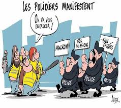 Alex 2018 12 19 France Manifestations Gilets Jaunes Policiers Image Humour Blague Rigolote Humour