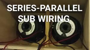 So if you are wiring two single 4 ohm subs together you would add the two voice coils together sp 4. How To Wire Subs Dual Coil Series Parallel Wiring Combinations Youtube