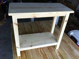 Narrow Modifed End Table Do It Yourself Home Projects From Ana White Diy End Tables Wood Table Diy Small End Tables