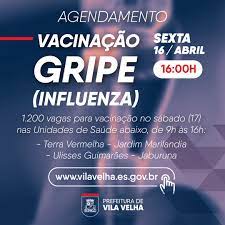 Ao todo, serão 10.200 vagas inseridas no sistema de agendamento. Prefeitura De Vila Velha On Twitter Vacina Contra A Gripe Vamos Abrir Nesta Sexta Feira As 16h Agendamento Para Vacina Contra A Gripe Influenza No Nosso Site Se Voce Ou Seus Filhos Fazem