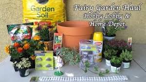 See more ideas about fairy garden, fairy, miniature garden. Fairy Garden Haul Hobby Lobby Home Depot Youtube