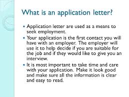 Take cues from these job application letter samples to get the word out. Application Letters Ppt Video Online Download