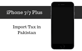 Tax facebook, whatsapp & twitter: Pta Tax Customs Duty Apple Iphone 7 7 Plus In Pakistan 2019 Naqvi Tech
