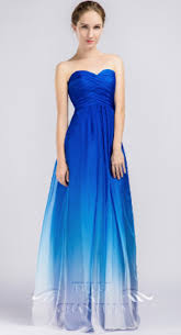 Royal Blue Ombre Gown For Nicci Want The Royal Blue Color As On Top Of Dress And Wedding Dresses Blue Ombre Ombre Bridesmaid Dresses Blue Bridesmaid Dresses