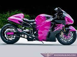 Busa Girl S Stunning Bike Is Turning Heads Everywhere She Goes Pink Bike Custom Sport Bikes Pink Motorcycle