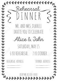 We offer many beautiful designs, themes and colors to compliment the style of your wedding. Vintage Wedding Invitation Rehearsal Dinner Invitation Template Royalty Free Cliparts Vectors And Stock Illustration Image 54945301