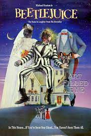 Large Beetle Juice Movie Poster Brindle Fawn Pied French Etsy Beetlejuice Movie Beetlejuice Film Movie