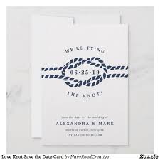 Love Knot Save The Date Card Zazzle Com Save The Date Cards Tie The Knot Wedding Fun Wedding Invitations