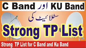 Strong Tp List For Different Satellite Frequency For C Band And Ku Band