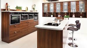 savannah walnut finish kitchen fitted