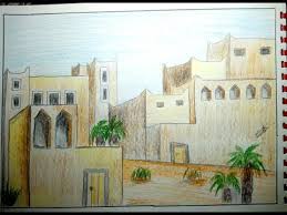 رسم بيوت طين Al Ilmu 12