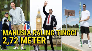 Orang tertinggi di dunia sepanjang sejarah adalah robert wadlow, ia tercatat dalam guinness world records dalam kategori manusia tertinggi hingga saat ini. 6 Manusia Paling Tinggi Di Dunia Hampir 3 Meter Youtube