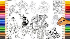 This video is about hulks superheroes coloring book pages. Hulk Coloring Pages All Hulk Coloring How To Draw Hulk Youtube