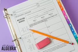 Gina wilson (all things algerbra, llc) , 2021 i heart graphing linear equations : Resources For Teaching Matrices Kidcourseskidcourses Com