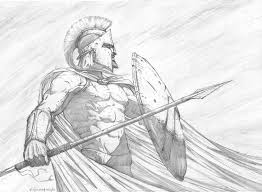 Spartans What Is Your Profession Ahoo Ahoo Ahoo Warrior Drawing Military Drawings Character Art