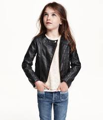 H M Biker Jacket 29 99 Baby Coats Girl Leather Jacket Girl Girls Fall Fashion