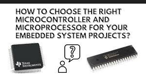 How To Choose The Right Microcontroller And Microprocessor For Your  Embedded System Projects? - Latest Open Tech From Seeed