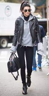 10 Chic Ways To Style Your Winter Outfits Jacket Outfit Women Womens Leather Jacket Outfit Black Leather Jacket Outfit