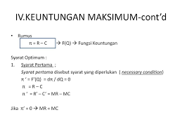 Jenisnya ditentukan oleh nilai a , yaitu maksimum bila a < 0 dan minimum bila a > 0. Bab Ii Diferensial Pada Ilmu Ekonomi Ppt Download