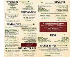 Yoder cabinets 1718 cr 2000n arthur, il 61911 phone: Menu Of Yoder S Kitchen In Arthur Il 61911