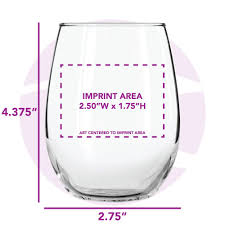 Image Result For Size Of Etch On Stemless Wine Glass Wine
