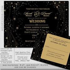 Black And Gold Wedding Invitations Templates Printable Gold Snowflake Elegant Lavish Black And Gold Rustic Winter Wedding Invitations Template Affordable And Unique Shop Now See All Wedding Invitation Templates Winter Wedding Invitations Wedding Invitations