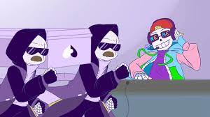 Later you wake up on a bed of yellow flowers and a hurt foot. Epic Sans Coffin Meme Feat Underverse By Kuronekomai On Deviantart