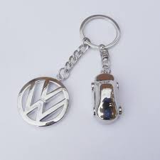 Vw Volkswagen Keyring Chrome Silver Beetle Vw Volkswagen Keychain Volkswagen