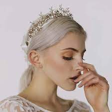 Coco Headpiece By Halo Co Light And Airy Tiara For The Modern Bride Haloan Bridal Halo Headpiece Bridal Headpiece Vintage Bridal Headpieces