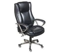 Serta Big And Tall Executive Chair Black 9783 By Serta 299 99 Customized Mechanical Lumbar Support Memory Foam Bonded Leather Chair Chair Executive Chair