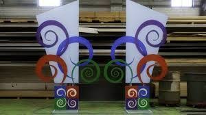Design unlike any other education theme. College Fest Decoration Ideas Google Search Recycled Christmas Decorations Stage Decorations Farewell Decorations