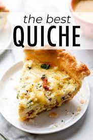 Learn How To Make The Perfect Quiche Recipe With Homemade Pie Crust Eggs Heavy Cream And Breakfast Quiche Recipes Perfect Quiche Recipe Quiche Recipes Easy