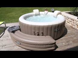 Test Du Spa Gonflable Intex A Bulles Rond Pure Spa Hot Tub Gazebo Pool Hot Tub Spa Hot Tubs