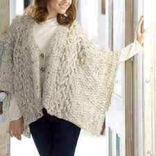 Maybe you would like to learn more about one of these? Red Heart Aran Knit Wrap Yarnspirations