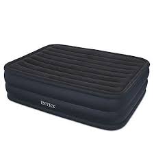 Queen Raised Airbed Electric Pump Inflatable Air Mattress Camping Gear Relaxing Intex Air Bed Air Mattress Camping Coleman Air Mattress